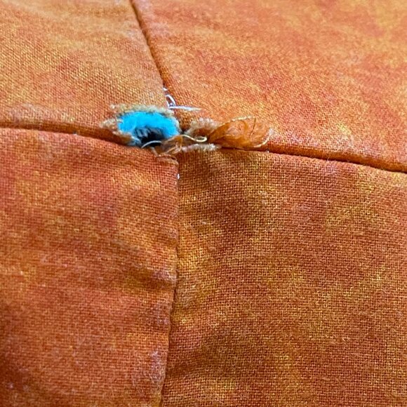 Handcrafted Quilted Owl Blanket Multicolor Woodland Patchwork Print 47in X 58 in - Picture 7 of 13